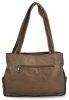 Torebka Damska Shopper Bag firmy Hernan 3892-1 Ziemista/Czekolada
